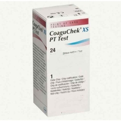 Strisce Reattive Coaguchek Xs Pt Test - Monitoraggio Coagulazione Sangue Quick e INR 2x24