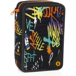 Spray Art - Astuccio Triplo 18 Pennarelli + 18 Pastelli + 8 Accessori