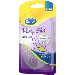 Scholl Party Feet Ultra Slim - 2 Cuscinetti In Gel Per Pianta Anteriore Del Piede