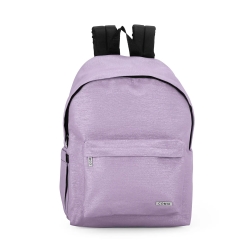 Lurex - Zaino per la Scuola Schienale Imbottito e Rinforzato Spallacci Regolabili 30x40Hx17 cm Lilla