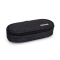 Lurex - Astuccio Ovale Organizzato per Bambini e Ragazzi 22x5Hx7 cm Nero