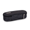 Lurex - Astuccio Ovale Organizzato per Bambini e Ragazzi 22x5Hx7 cm Nero