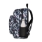 Freethink Jet Black - Zaino Scuola con Doppio Scomparto Porta PC Tablet Tasca Borraccia Ergonomico 34 Litri