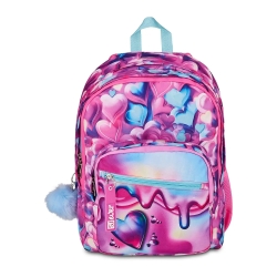 SJ Gang Ever Pink Beat - Zaino Scuola Elementare Doppio Scomparto 31 litri
