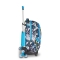Sj Gang Glace Panther Boy - Trolley Zaino Scomponibile 8 Ruote per Scuola 34 Litri