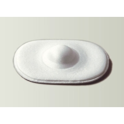 Pressor - Cuscinetto Ombelicale per Neonato in Plastazote Bianco 11,5x8,5 cm