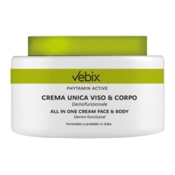 Vebix Phytamin Active - Crema Unica Dermofunzionale Idratante Nutriente Viso & Corpo 300 ml