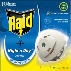Night & Day Zanzare - Diffusore e Ricarica Senza Fragranza