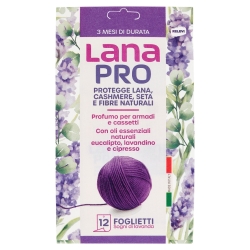 Lana Pro Sogni Di Lavanda - 12 Foglietti Profumati per capi delicati ,armadi e cassetti