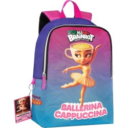 Brainrot - Zaino Scuola organizzato Ballerina Cappuccina
