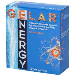 Gelar Energy 10 Fiale da 25 ml - Integratore Per Il Tono Ed Energia