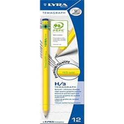 Lyra Temagraph - 12 Matite Grafite H-3