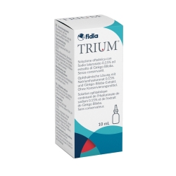 Trium free 10 ml collirio con acido ialuronico e ginkgo biloba