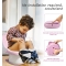 Taski - Vasino Portatile Pieghevole Rosa con Contenitore Estraibile