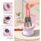 Taski - Vasino Portatile Pieghevole Rosa con Contenitore Estraibile