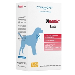 Dinamic Large - Alimento complementare per il benessere articolare di cani di taglia grande 20 stick