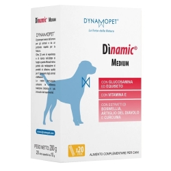 Dinamic Medium - Alimento complementare per il benessere articolare di cani di taglia media 20 stick
