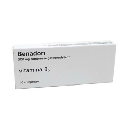 Benadon 300 mg - Vitamina B6 Compresse Gastroresistenti 10 Compresse