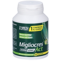 Migliocres Act 60 Compresse - Integratore per capelli Sani & Forti