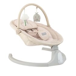 Kenani Sand - Sdraietta Elettrica Dondolo 5 Velocità per Neonati fino a 9 kg