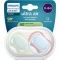 Ultra Air - 2 Succhietti Ortodontici in Silicone 6-18M Pastello Verde e Rosa