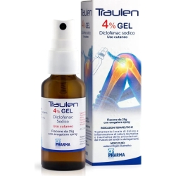 Traulen 4% Gel - Spray Per Dolori Muscolari E Articolari 25 gr (Confezione danneggiata)