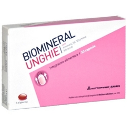 Biomineral Unghie 30 Capsule - Integratore Per Unghie Deboli (Confezione danneggiata)