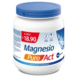Magnesio Puro Act 300 gr in Polvere - Integratore per la stanchezza e l'affaticamento