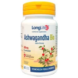 Ashwagandha Bio 5% - Integratore tonico-adattogeno per il benessere mentale 60 Capsule