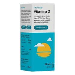 Prorelief Vitamina D Spray 30 ml - Integratore per le ossa, i muscoli e il sistema immunitario