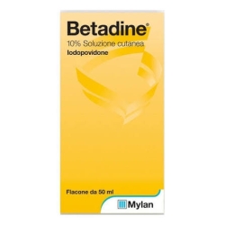 betadine Soluzione Cutanea 10% - disinfezione della cute lesa 50 ml