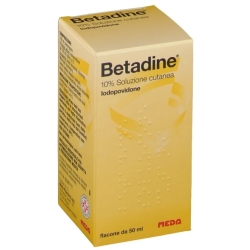 Betadine Soluzione Cutanea 10% - Disinfettante cute lesa 120 ml