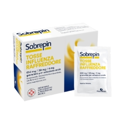 Sobrepin Tosse Influenza Raffreddore - Farmaco Antinfluenzale 10 Bustine