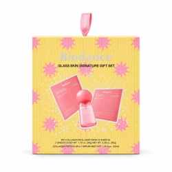 Cofanetto Glass Skin - Bio Collagen-Real Deep Mask 2 maschere viso + First Collagen Jelly Mist + siero spray