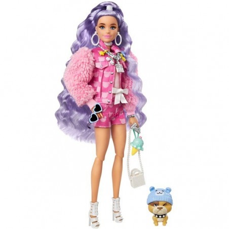MATTEL - Bambola Barbie Extra N.6 Con 15 Accessori
