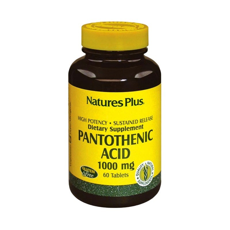 NATURES PLUS Pantenic acid - antioxidant supplement 60 tablets - Imagen 1 de 1