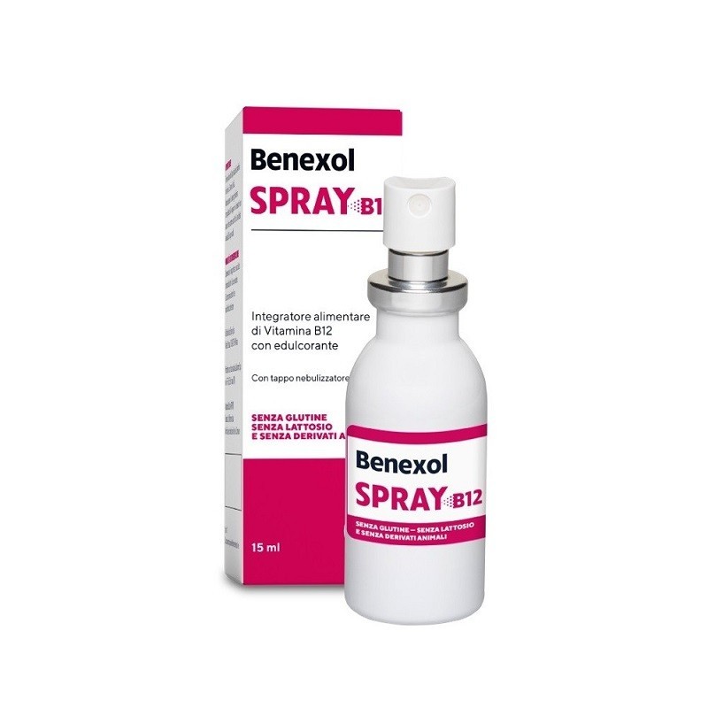 BAYER Benexol Spray B12 - Integratore di vitamine spray 15 Ml - Afbeelding 1 van 1