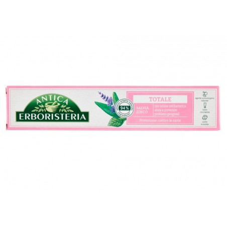 ANTICA ERBORISTERIA - Salvia & zinco dentifricio protezione totale 75 ml