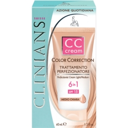 trattamento idratante perfezionatore 6 in 1 con trealosio color correction cream spf 15 medio chiara