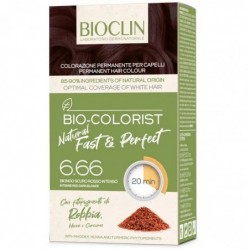 Bio-Colorist Natural Fast & Perfect - Tintura Capelli - N.6.66 Biondo Scuro Rosso Intenso
