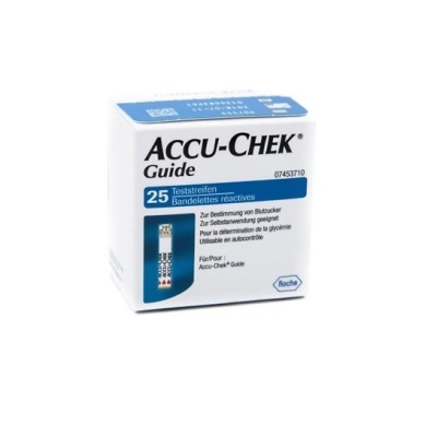 Accu-Chek Guide - strisce reattive per la misurazione della glicemia 25 pezzi (confezione danneggiata)
