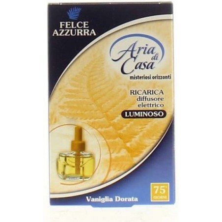 FELCE AZZURRA - deodorante per ambiente diffusore elettrico luminoso  ricarica vaniglia dorata