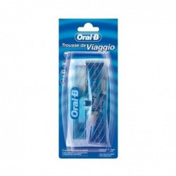 2pz ORAL B Trousse da Viaggio spazzolino da viaggio + 2 dentifrici