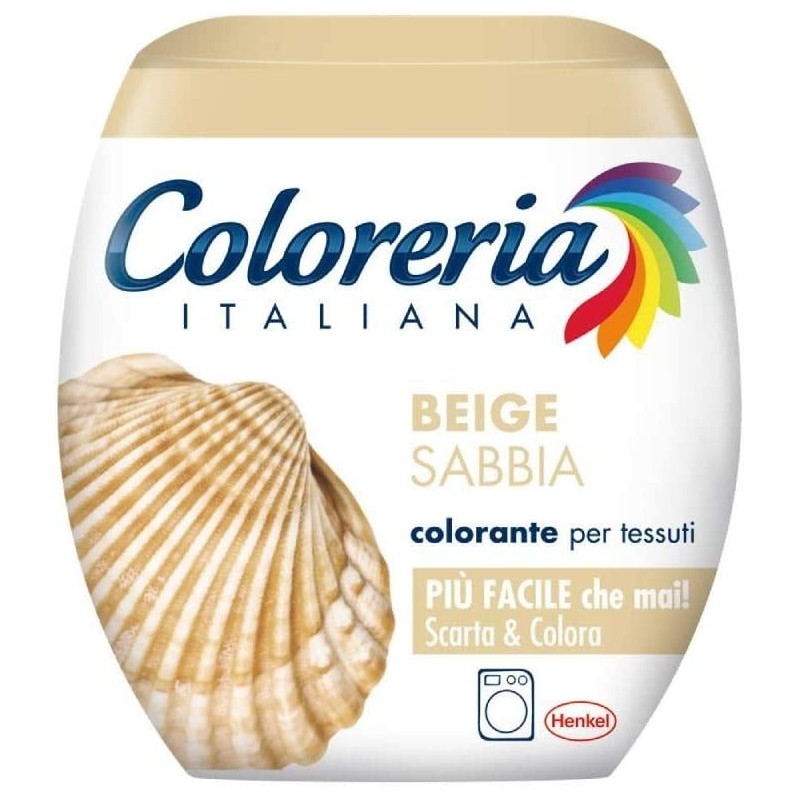 COLORERIA ITALIANA - Colorante Per Tessuti - Beige Sabbia 350 G