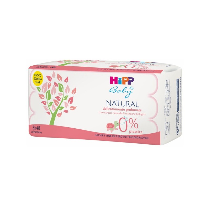 HIPP - Baby Natural - 144 Salviette Profumate Biodegradabili