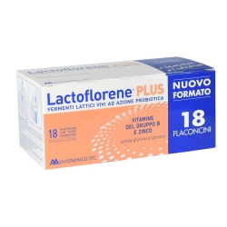 Lactoflorene Plus 18 Flaconcini - Integratore alimentare di fermenti lattici (confezione danneggiata)