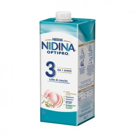NESTLE - Nidina Optipro 3 - Latte Di Crescita Liquido 1 L