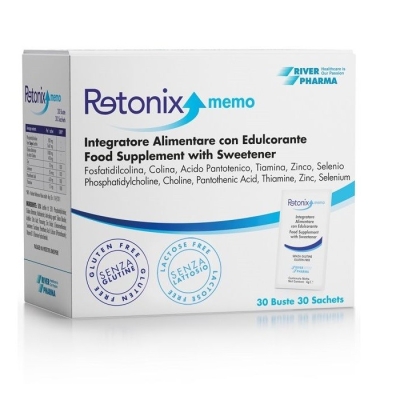 Retonix Memo 30 bustine - Integratore utile per la memoria (confezione danneggiata)