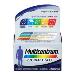 Uomo 50+ Integratore di vitamine e minerali 30 Compresse ( scadenza 30/07/2026)