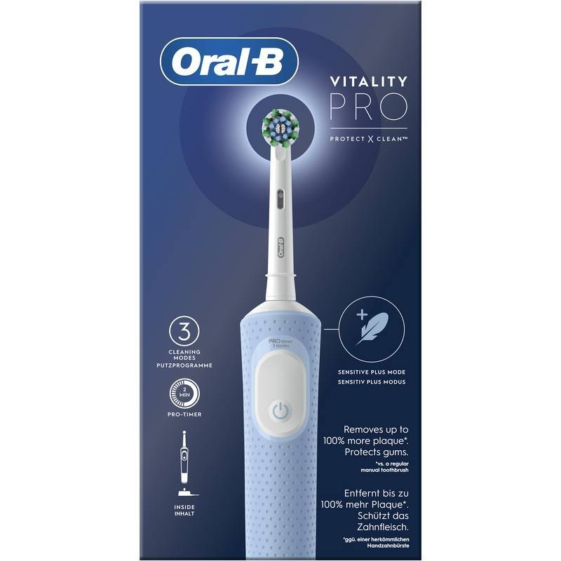 Braun Oral-b - Vitality Pro - Spazzolino Elettrico - Light Blue